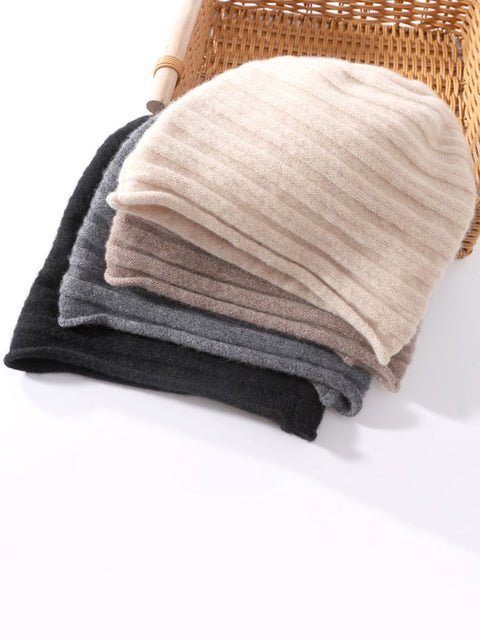 Winter Artsy Soft Warm Cashmere Knit Hat