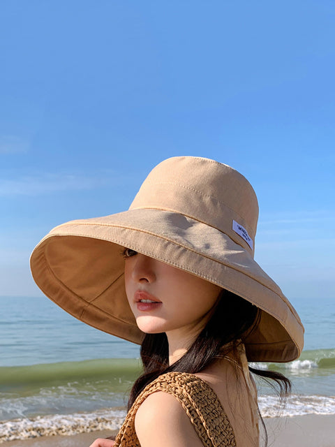 Women Casual Sunproof Large Brim Hat