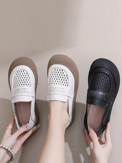 Women Summer Casual Hollow Out Flat Shoes