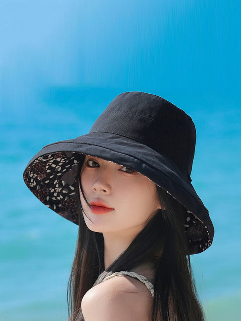 Women Casual Sunproof Dual-side Wearing Hat