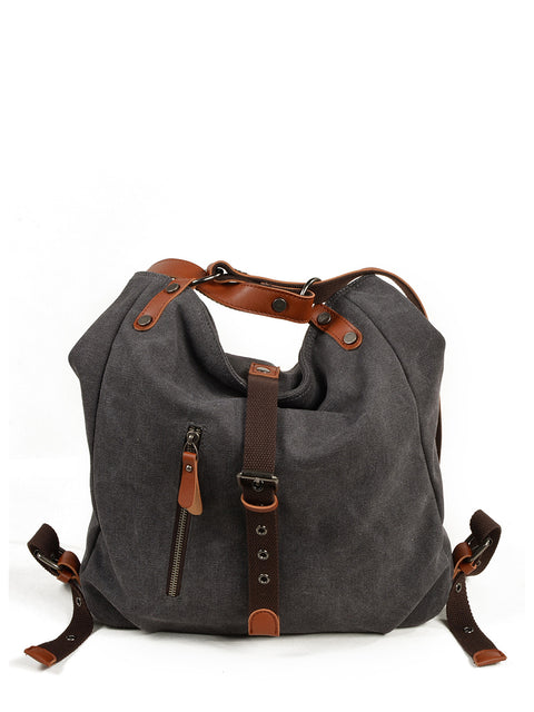 Women Casual Canvas Shoulder Bag Backpack