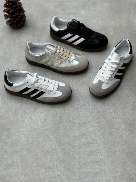 Women Casual Three Stripes Colorblock Shoes